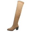 thumbnail image 1 of Birdeem Cuissardes pour Femmes, Talons Hauts Unis d'Hiver, Chaussures Tendance Polyvalentes pour Femmes, 1 of 9