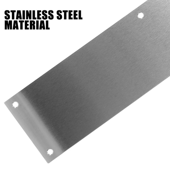 HEANUJJ Metal Door Kick Plate Protector with Easy-to-Clean for Interior and Exterior Door