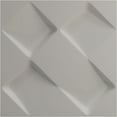 thumbnail image 5 of Ekena Millwork 19 5/8"W x 19 5/8"H Bradley EnduraWall Decorative 3D Wall Panel, Universal Aged Metallic Weathered Steel (12-Pack for 32.04 Sq. Ft.), 5 of 6