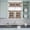 Brown Grey, variant on 3 Piece Kitchen Curtains and Valances Set Retro Farmhouse Cafe Curtains 36 Inch Length Country Star Berries Text Wooden Grain Valance & Tier Curtain for Living Room Bedroom Window 54"x18"+27"x36"*2
