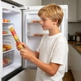 thumbnail image 6 of 100 Ice Lolly Bags – BPA-Free Disposable Freezer Tubes with Funnel for Homemade Yogurt Pops, Fruit Juice Ice Bars & Healthy Frozen Snacks – Easy Fill, Leak-Proof, for Kids, Meal Prep & Summer Camps, 6 of 6