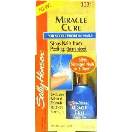 Sally Hansen Miracle Cure .45 oz. For Severe Nail Problems (3-Pack) with Free Nail File