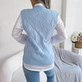 thumbnail image 3 of Oversized Sweater Vest for Women V Neck Sleeveless Solid Color Loose Pullover Sweater, 3 of 7