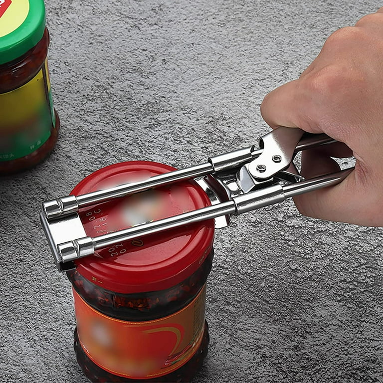 Silver tin cutter Manual Can Opener 2 In 1 Bottle Opener