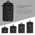 34in 3 Layer Expandable Suitcase Bag Collapsible Rolling Wheeled Duffle