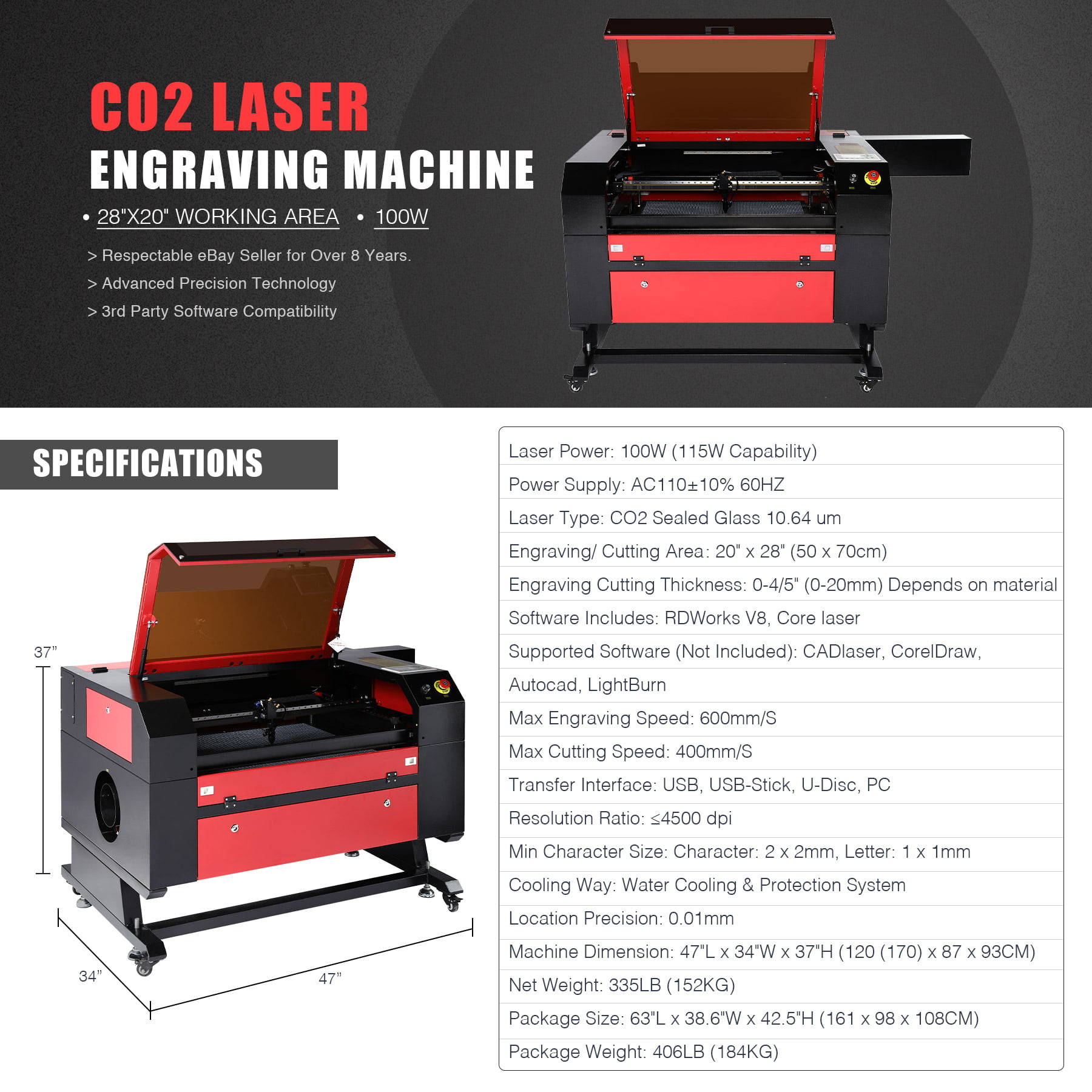Buy OMTech 80W CO2 Laser Engraver, 80W Laser Engraving Machine, 24x35 Laser  Marking Etching Machine with Ruida Controller Autolift Autofocus and Air  Assist, Laser Cutting Machine for Wood Acrylic More Online at