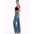 thumbnail image 5 of Jeans Dama Pantalon de mezclilla Shendy Vendy corte recto estilo wide leg jeans, 5 of 5