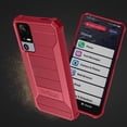 thumbnail image 3 of BELTRON Jitterbug Smart 4 Phone Case, Slim Industrial Strength Protective Grip Case with Reinforced Technology for TCL 40XL / Lively Jitterbug Smart4 Red, 3 of 9