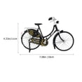 thumbnail image 3 of EeaseMX Manualidades de modelado de bicicletas en miniatura. Figura de bicicleta antigua. Adorno para el escritorio del hogar., 3 of 7
