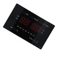 thumbnail image 3 of Reloj Digital LED de 100‑240 V Reloj de Pared Multifunción con Pantalla de Calendario Perpetuo de Temperatura y HumedadEU, 3 of 10