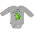 thumbnail image 3 of Inktastic My First Mardi Gras-alligator Boys or Girls Long Sleeve Baby Bodysuit, 3 of 5