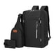 thumbnail image 1 of pstuiky Mochila de tres piezas. Mochila escolar con puerto USB de gran capacidad. Ideal para la escuela y viajes. Bolsa para computadora portátil para hombres y mujeres., 1 of 2