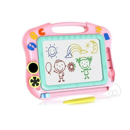 Magna Doodle Board, Birthday Gift for 1 2 3 4 Year Old Girl,Magnetic Drawing Board Gift for 2 3 4 Year Old Girl Toy Age 1 2 3 Birthday Gift for 2 3 4 Year Old Girls Small Toys for Travel Pink