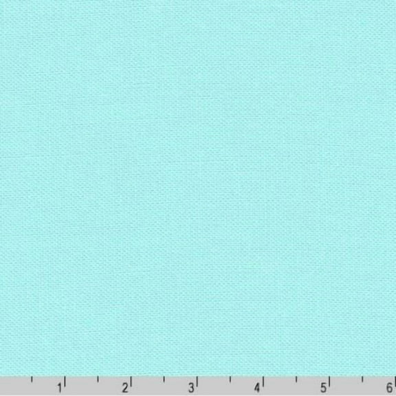 Kona Cotton Solid AQS Challenge 2024 Aqua Blue Cotton Fabric Print by the Yard (AQUA-1005)