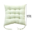 thumbnail image 3 of Cojín De Asiento De Color Liso, Acolchado De Espuma Suave, Soporte Cómodo, Uso Versátil Para Silla De Oficina En Casa, Verde, 3 of 9