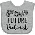 thumbnail image 3 of Inktastic Future Violin Player Violinist Boys or Girls Baby Bib, 3 of 4
