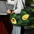 thumbnail image 4 of Wukai Fresh Avocados Print Zipper Bag,large Beach Tote Bag,Waterproof Sandproof Bag,Grocery and Picnic Tote Travel Bag, 4 of 5