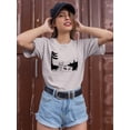 thumbnail image 2 of Human Tracks T-Shirt Women -Wilfred Hildonen Designs, Female XX-Large, 2 of 4