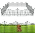thumbnail image 1 of Panels Garden Fence Dog Fence Outdoor For Yard in H x .ft L Rustproof Metal Fencing with Ground Stakes | No Dig Animal Proof Containment for Pets/Rabbits | Durable Patio Security, 1 of 6
