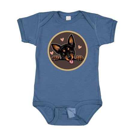 

Inktastic Miniature Pinscher Dog Cute Gift Baby Girl Bodysuit