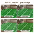 thumbnail image 7 of ODIKA 2'x3' Washable Throw Rug Football Stadium Featuring Professional Markings And Penalty Box for Hallway, Study Room, Non-Slip Low Profile, Flatwoven, 7 of 7