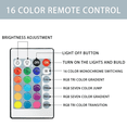 thumbnail image 4 of XMMSWDLA 16-Color Pixelated Lantern Night Light - Rechargeable LED Mood Lamp with Touch Switch & Remote Control, Mountable Wall/Table Light for Cosplay, Boys' Room Decor (Includes Chain & Bracket), 4 of 13