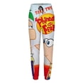 thumbnail image 3 of Phineas And Ferb Women's Jogger Track Pants Print Drawstring Lounge Sweatpants Casual Trousers for Yoga, Workout XL, 3 of 7