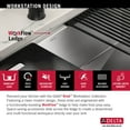 thumbnail image 5 of DELTA Rivet 27 Workstation Kitchen Sink Undermount16 GaugeStainless Steel Single Bowl withWorkFlow Ledge and Accessories, 5 of 17