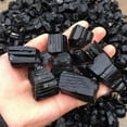 thumbnail image 4 of opvise 100g Black Natural Rough Tourmaline Mineral Stone Healing Jewelry Accessory, 4 of 7
