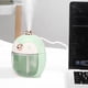 thumbnail image 5 of Humidificador de 300 ml, humidificador de aire con luz nocturna de gran capacidad para escritorio en el hogar, color verde claro, 5 of 8