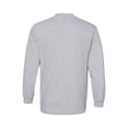 thumbnail image 4 of American Apparel - Men's Heavyweight Cotton Long Sleeve T - Shirt | 6 Oz./yd² (Us),100% Cotton | 6 Pack Heather Grey Tee -L Size, 4 of 5