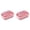 Pink+Pink, variant on Luluganb 1Pc Soap Holder, Travel Soap Container with Lid, Portable Bar Soap Case, Period Kit Leakproof Soap Box with Perforations, Soap Dishes for Traveling, Camping, Gym,White