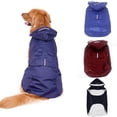thumbnail image 2 of Chubasquero impermeable para perros, chaqueta con capucha, Poncho de lluvia para mascotas, ropa con rayas reflectantes, accesorios para exteriores, 2 of 4