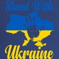 thumbnail image 2 of CafePress - Stand With Ukraine Maternity T Shirt - Maternity Dark T-Shirt, 2 of 3