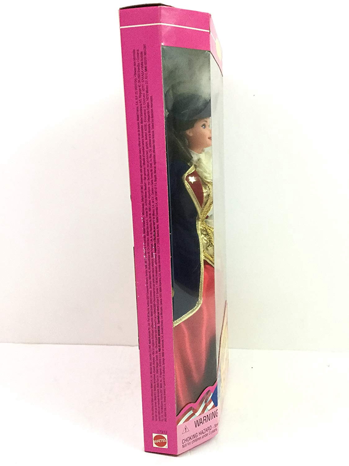 1996 American Stories Patriot Barbie, NRFB, (17312) Non-Mint Box