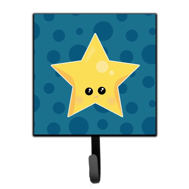 ""Caroline'S Treasures Weather Night Star Face Gancho De Pared Pequeño Multicolor""