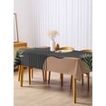 thumbnail image 3 of Boho Black Rectangle Tablecloth, Brown Modern Stripes Moon Abstract Leaf Waterproof & StainResistant Tablecloth, Washable Oil-proof Table Cover for Dining/Party/Wedding/Camping/Buffet 54x108 In, 3 of 9