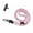 Pink, variant on Heavy Duty Neck Lanyard Keychain For Outdoor, Key Ring. Holds Id, Camera, Wallet & Keys. Fits Men & Women