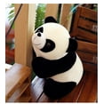 vivid giant panda plush toy black and white panda sleeping panda doll