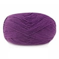 thumbnail image 1 of Toystoory Hilo para tejer hilo suéter bufanda guantes paquete de juguetes suministros para el hogar manualidades duraderas 4 capas para Artesanía 62 morado oscuro, 1 of 5