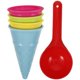 thumbnail image 1 of 5 piezas de juguetes de playa para niños: conos y cucharas para helado de arena y playa (color aleatorio)., 1 of 8