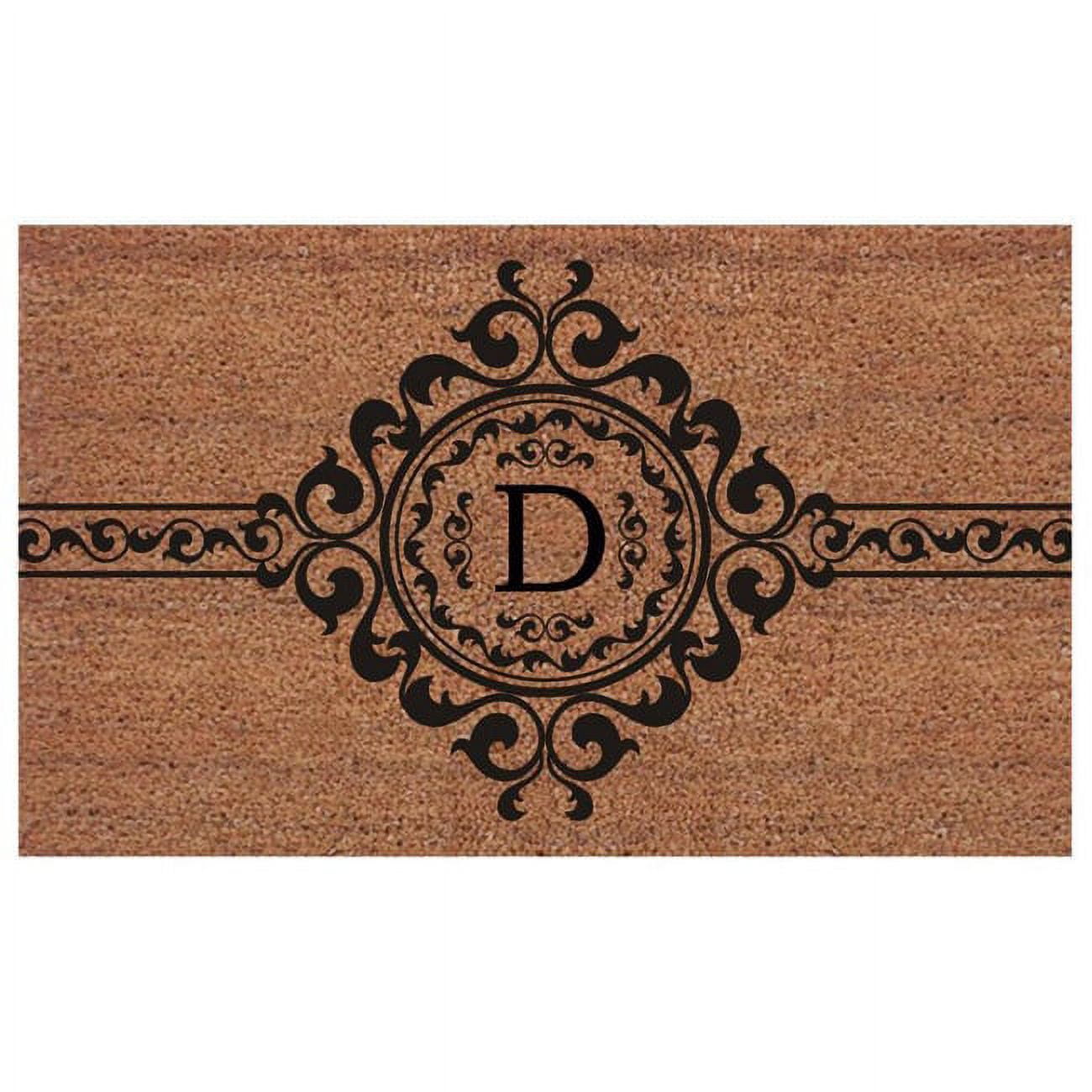 Calloway Mills Garbo Monogram Outdoor Doormat, Extra-Thick 2' x 3' (Letter N)