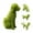 Green 2#, variant on Cheers.US Artificial Grass Animal Resin Puppy Dog Figurine Sculpture Ornaments for Home,Office Outdoor Gardens, Patios and Lawns