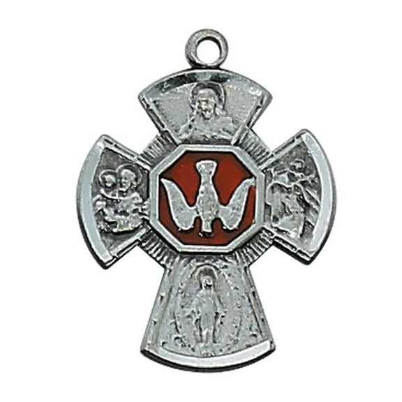 McVan ANMG5ES 18 in. Chain Pewter 4-Way Pendant Boxed