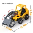 thumbnail image 4 of Vehículos de ingeniería de simulación para niños, excavadora de camión, modelo automático, juguetes educativos, excavadora 6 uds Methold WJ3242-00, 4 of 7