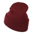 thumbnail image 3 of All Seeing Eye Embroidered Beanie - Maroon OSFM, 3 of 5