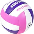 thumbnail image 2 of Lightweight Volleyball for Kids Youth Teens -  Pink White Design for Indoor Outdoor Beach Training, 2 of 8