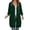 A-Green419, variant on Women's Full Zip Hooded Long Cardigans Relaxed Fit Dual Pocket Duster Coat Soft Casual Everyday Outerwear