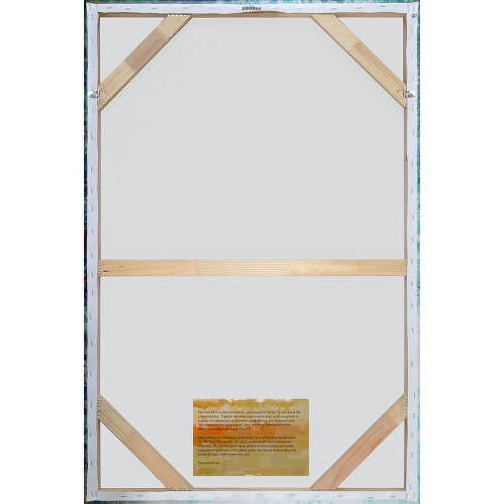 Marmont Hill "Sapphire Windows I" Painting Print on Wrapped Canvas