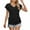 Black, variant on Horkkom T Shirts for Women Casual Crewneck Short Sleeve Shirts Summer Spring Basic Tees, Gifts for Women